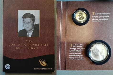 2015 USA Coin and Chronicles Set John F. Kennedy: Dollar ...