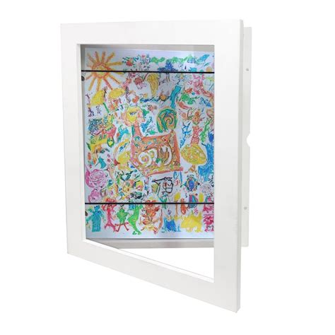 3D Art Storage Frame Wall Hanging For Kid's Drawings – Indigifts