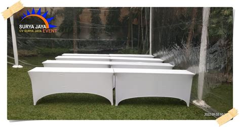 Sewa Meja Ibm Cover Putih Ketat Kualitas Bagus Dan Murah
