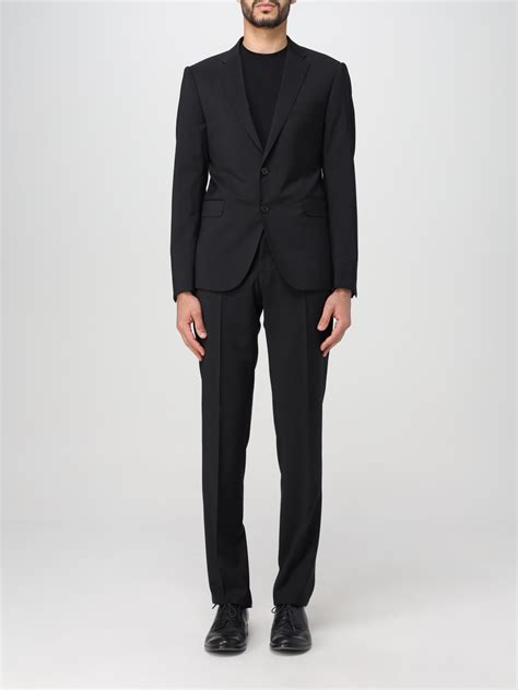 Emporio Armani Outlet: Suit men - Black | Emporio Armani suit ...