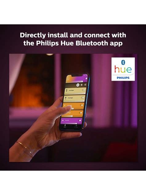 Philips Hue White and Colour Ambiance Smart Lighting Adjustable Colour ...