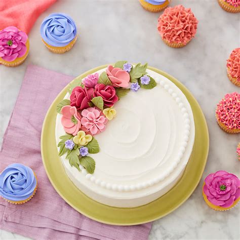 flower cake fondant
