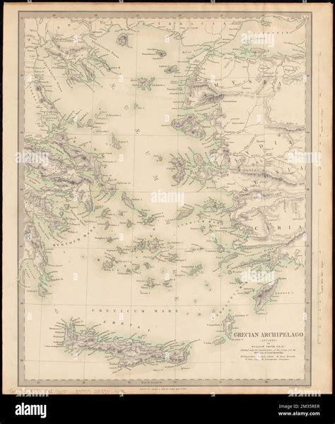 Grecian Archipelago (ancient) , Aegean Islands Greece and Turkey ...