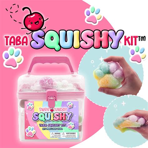Taba Squishy Kit - Make up to 4 Paw Print Squishy Toys, Squishy Making ...