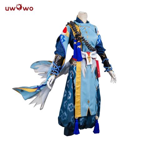 Ascosing Abeno Seimei Cosplay Game Onmyoji Satin Kimono White Blue ...