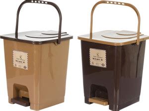 KUBER INDUSTRIES Square Premium Plastic Pedal Dustbin with Lid for Home ...