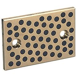 Oil-Free Slide Plates・-Copper Alloy 10mm・2 Bolt Holes (Heat Resistance ...