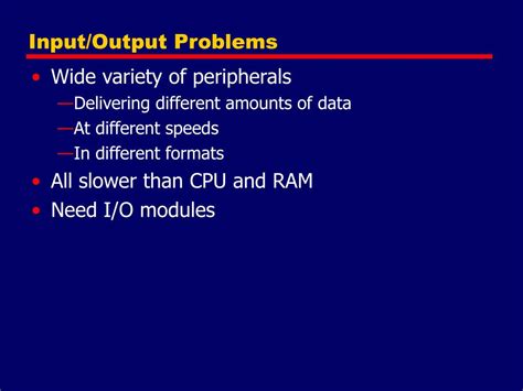 Image result for Input Output Problems