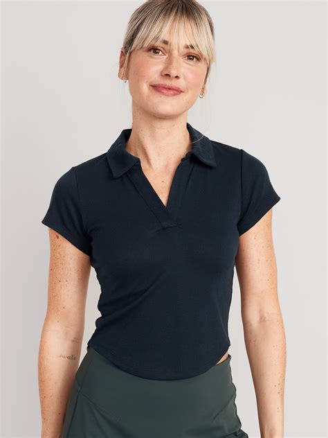 Womens Knit Polo Shirt at Hunter Hunter blog