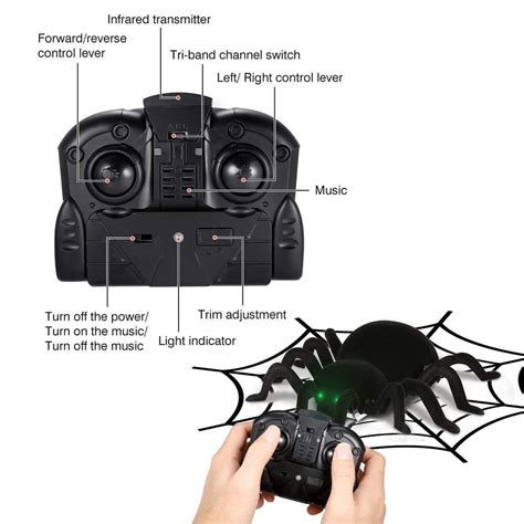 Remote Control Tarantula Spider Toy — Musicwaker