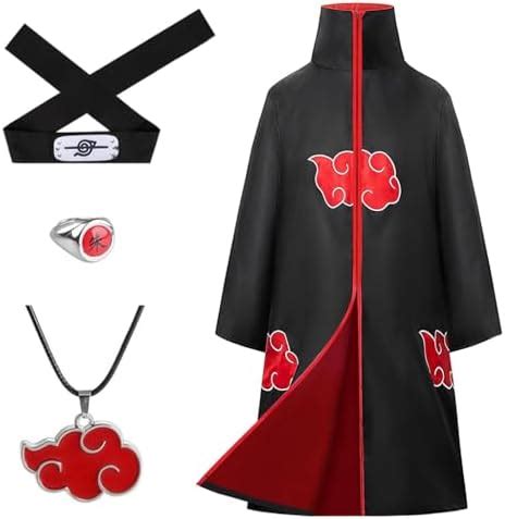 Buy Naruto Polyester - Akatsuki Cloak Costume M Size(Unboxjapan ...