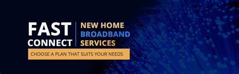 Get a new broadband connection