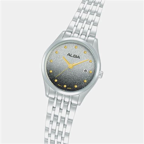 ALBA Women Black Stainless Steel Watch AH7EZ1X1 – Just In Time