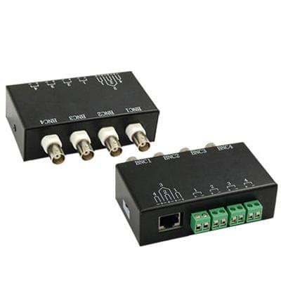 4 Channel Passive Video BNC to UTP RJ45 Balun Transceiver– UNIQKART