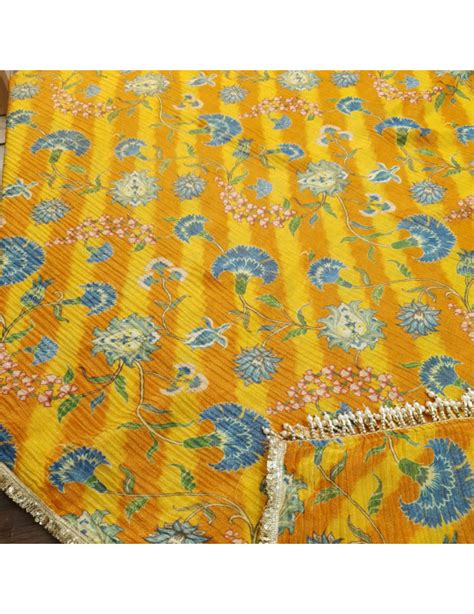 Set 39-16th Jan - Sunshine Yellow Crusshed Shimmer Silk - Seq & Pearl ...
