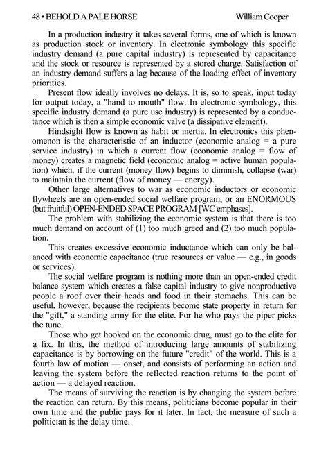 Behold A Pale Horse : Milton William Cooper : Free Download, Borrow ...