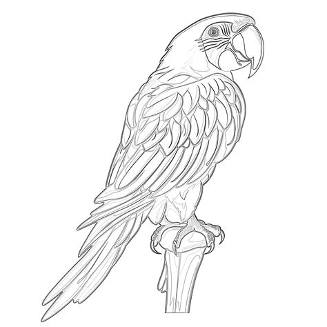 Parrot Coloring Pages For Kids [2025]