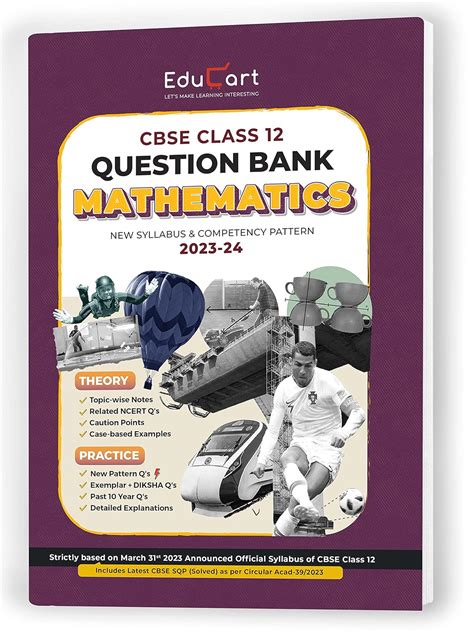 Educart CBSE MATHEMATICS Chapterwise Question Bank Class 12 (with ...
