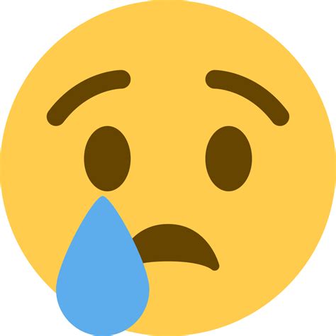Crying Emoji, Emotional, Tears, Sympathy, Emoji Art PNG