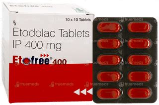 Etofree 400 Mg Tablet 10 - Uses, Side Effects, Dosage, Price | Truemeds