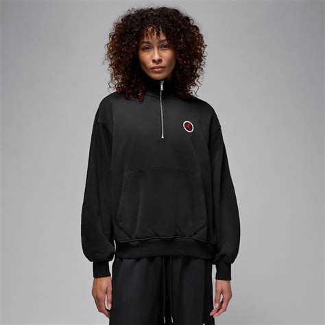 Jordan Flight Club Women's Fleece Quarter-Zip Sweatshirt. Nike IN