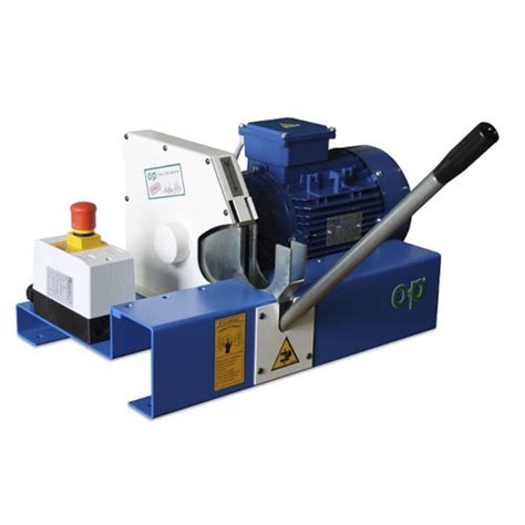 Hose cutting machine - TF1/E - OP Srl - rotary blade / for rubber ...
