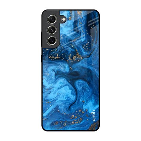 Gold Sprinkle Samsung Galaxy S21 FE 5G Glass Back Cover - Flat 35% Off ...