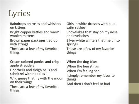 PPT - My Favorite Things PowerPoint Presentation, free download - ID ...