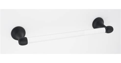 Alno A7320-24-MB Royale 24" Wide Acrylic Rod Bathroom Towel Bar with ...