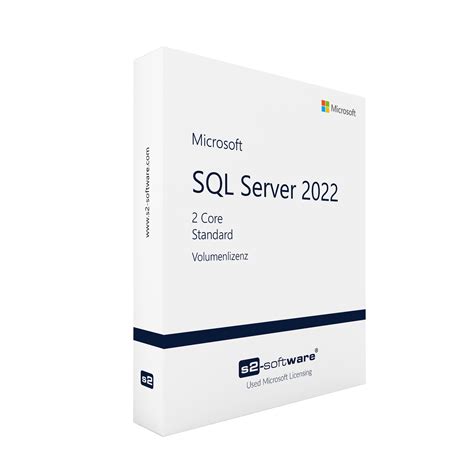 Microsoft SQL Server 2022 Standard 2 Core -u003e Used Software