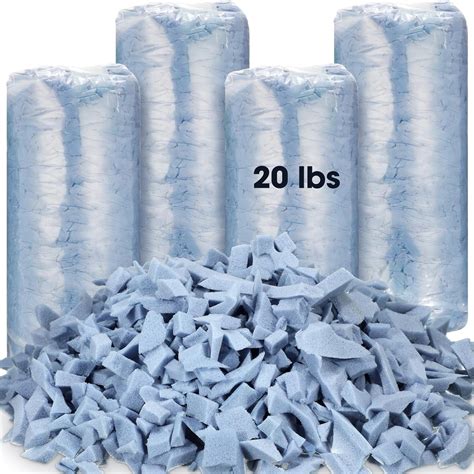 Amazon.com: Frienda 4 Packs 20 Lbs Bean Bag Filler Bulk Shredded Memory ...