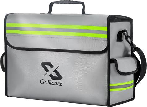 Amazon.com: Cosmo Supply, Fireproof Bag,Large Fireproof and Waterproof Bag with Shoulder Strap ...