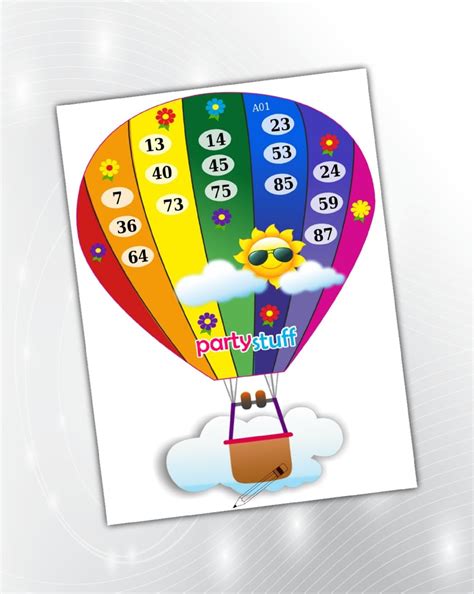 PartyStuff Parachute Theme Tambola Housie Tickets - Parachute kukuba 1 ...