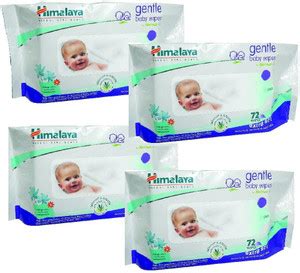 HIMALAYA Gentle Baby Wipes (72 Pcs - Packs of 4) Price in India - Buy ...