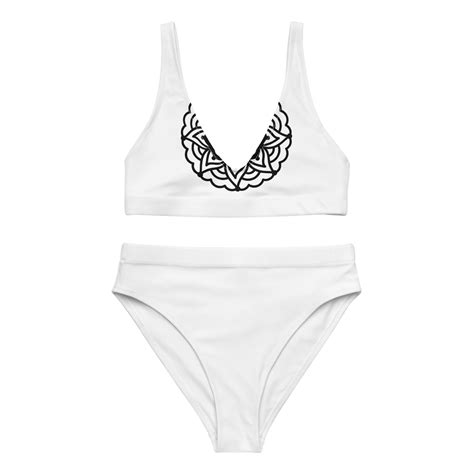Recycled high-waisted bikini - pacificartcraft.com