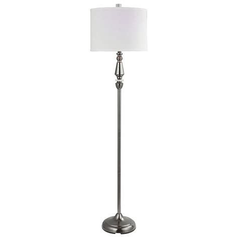 Global Direct 64-in Dark Antique Nickel Floor Lamp in the Floor Lamps ...