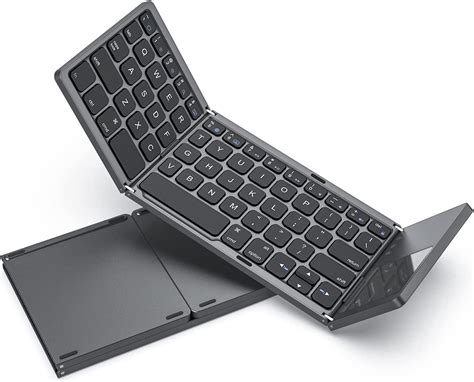 Amazon.in: Buy 1Goal Foldable Bluetooth Keyboard with Touchpad Portable ...