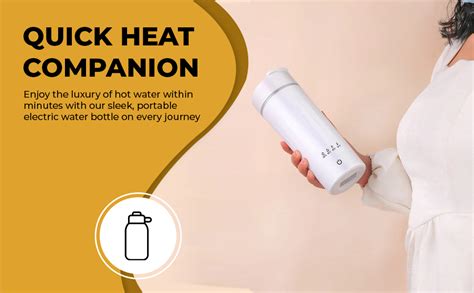 HASTHIP® Electric Kettle for Travel 475ml with 4 Preset Portable ...