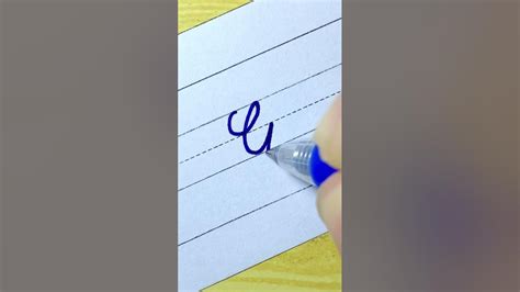 How to write in cursive Capital letter G |Cursive Writing for beginner ...