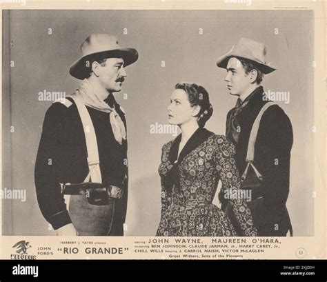 Rio Grande (Republic, 1950). John Wayne, Maureen O'Hara. Directed By ...