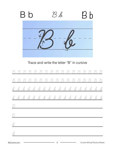 Cursive B Tutorial: MyCursive's Guide for 2026