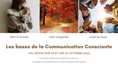 Les bases de la Communication Consciente - formation dintroduction ...