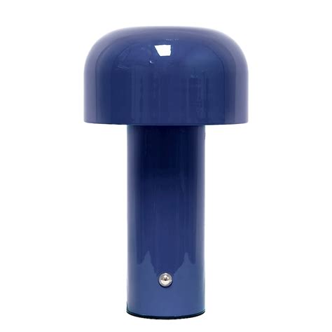 Simple Designs Mushroom Magic 8.26-in Blue Touch Standard Desk Lamp ...