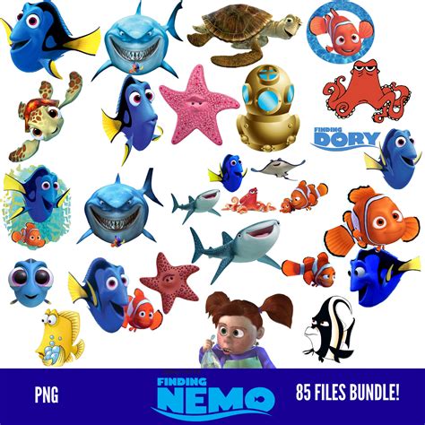 Nemo PNG Dory PNG Finding Nemo Clipart Instant Digital - Etsy Canada