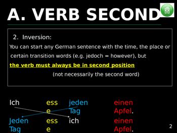 Image result for German Word Order Explained