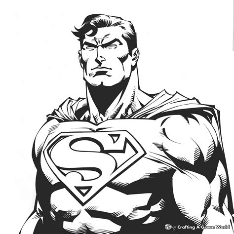 Superman Coloring Pages - Free & Printable!