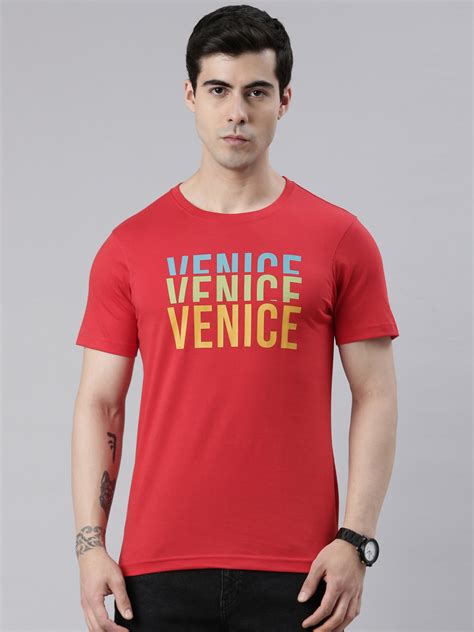 Dixcy Scott Mens Rhubarb Typography Regular Fit Cotton Silas Tee – Enamor