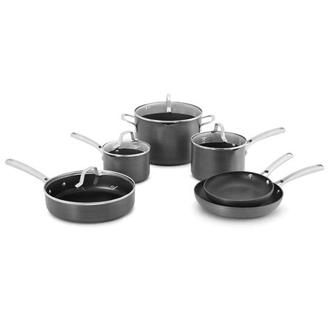 Calphalon Nonstick 10 Piece Cookware Set 的图像结果