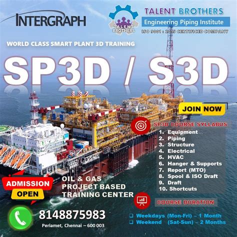Smart Plant 3d - SP3D course training in chennai, 57/40, 2nd Floor ...