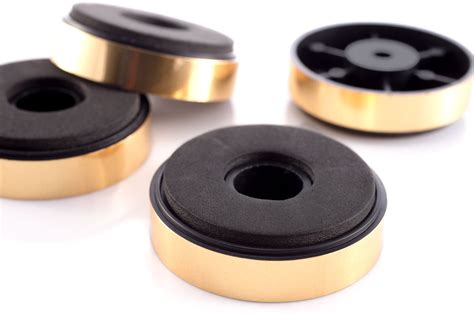 16x Hifi Lab Feet 40x11 Base Audio Enclosure Chassis Feet gold PC Case ...